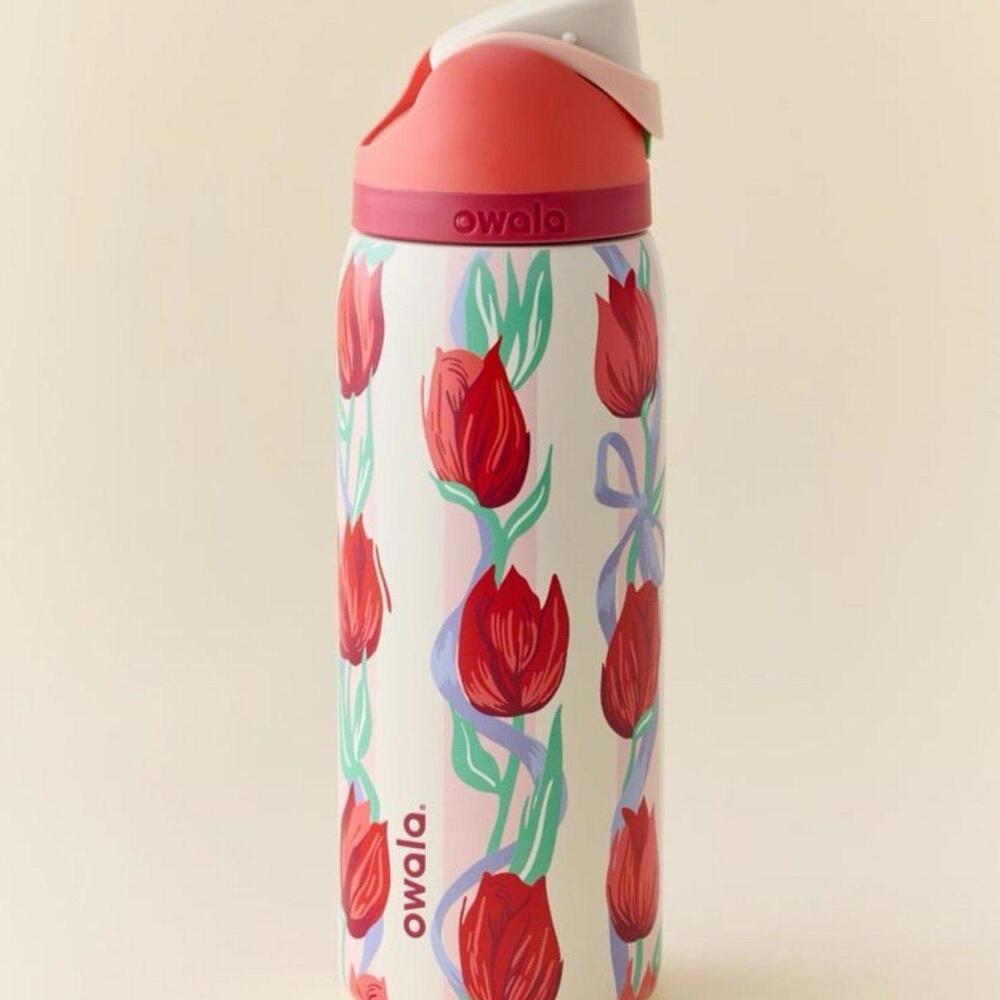 Owala Floral Tulip Water Bottle 32oz - Picture 2 of 9